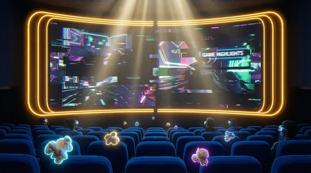 东升国际 太阳神殿影院频道全息播放界面